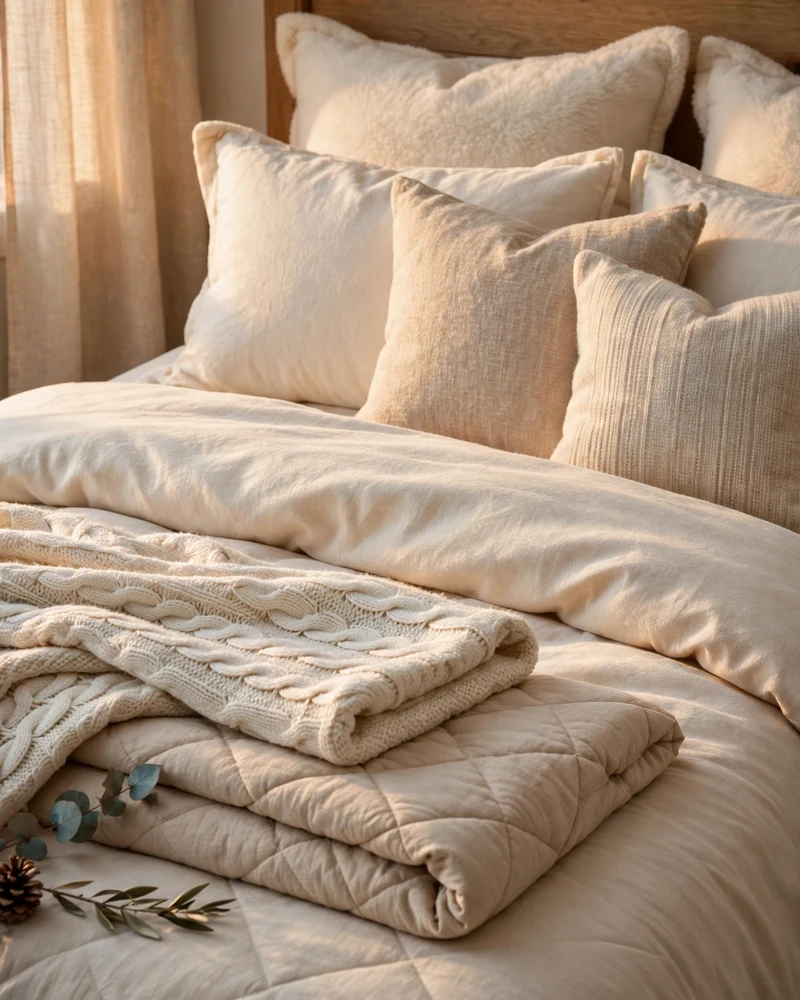 Flannel Bedding for Winter That Feels Like a Warm Hug - 19 Cozy Winter Bedroom Ideas for a Warm Restful Retreat