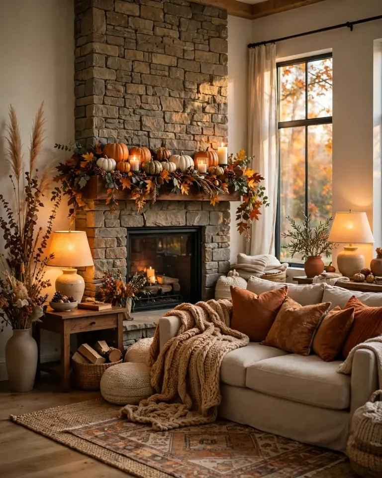 22 Fall Living Room Decor Ideas for a Cozy Home