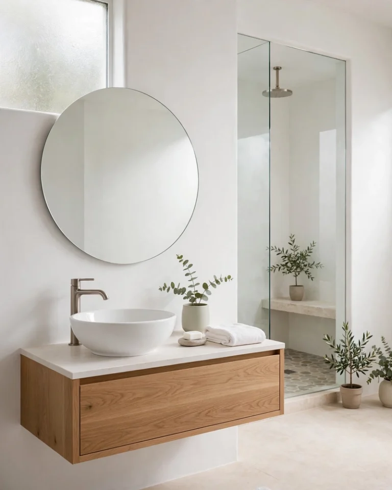 16 Minimalist Bathrooms That Feel Calm and Stylish