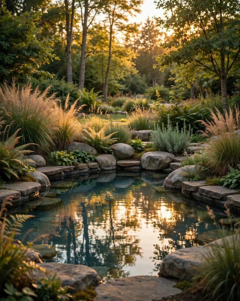 21 Garden Pool Ideas for a Calm and Natural Backyard