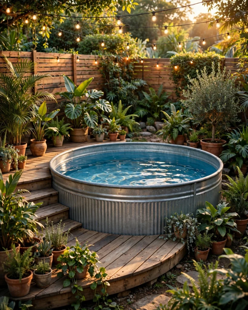19 Stock Tank Pool Setup Ideas for a Stylish Backyard