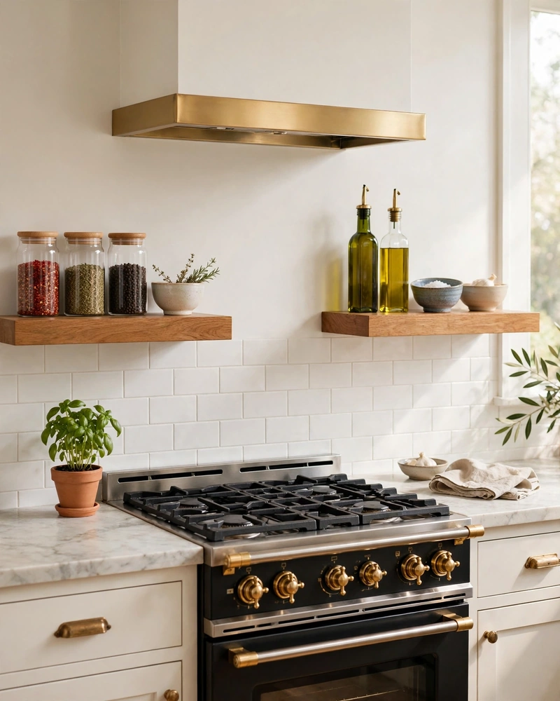 Kitchen Floating Spice Shelves - 13 Floating Shelves Ideas to Style Your Living Room