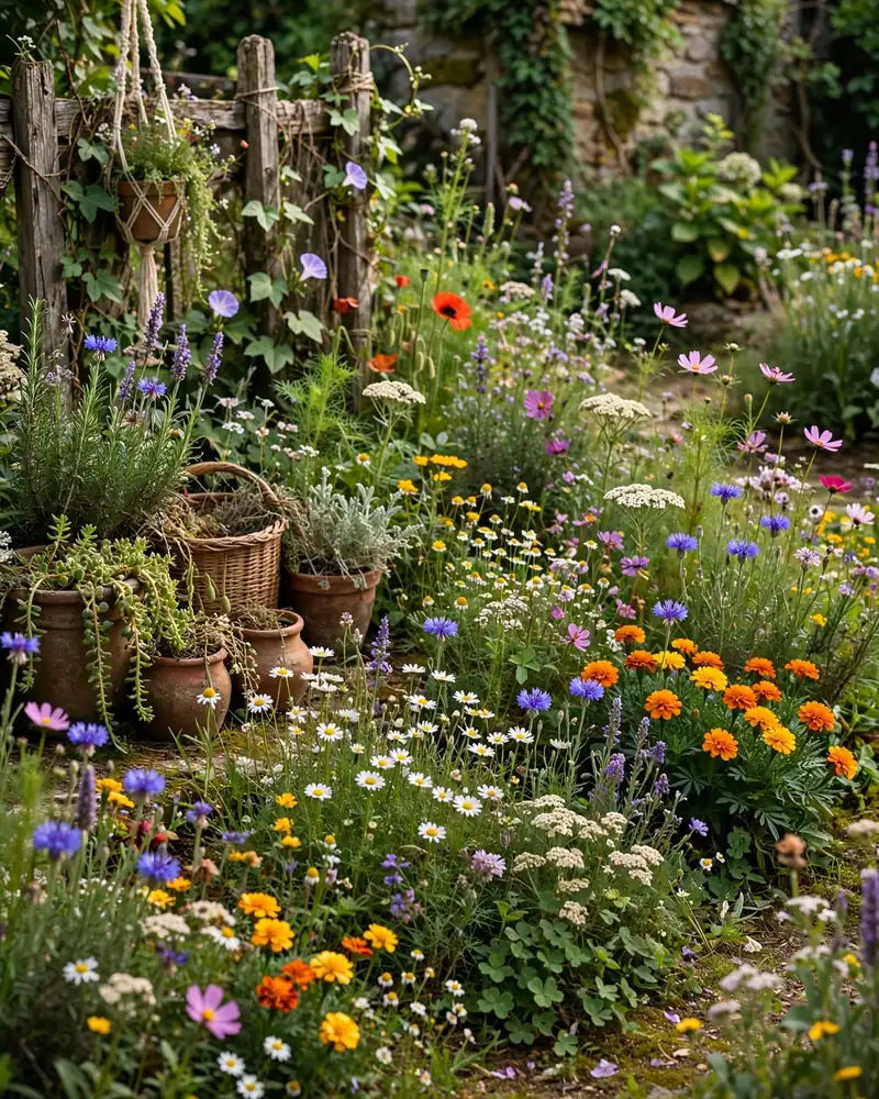 Wildflower Garden Patch - 19 Hippie Garden Ideas for a Colorful Boho Outdoor Space