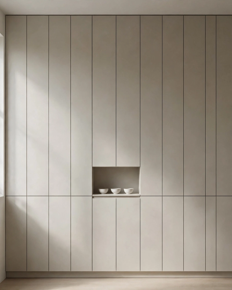 Floor-to-Ceiling Cabinetry - 21 Minimalist Kitchen Ideas for an Effortless Luxe Look