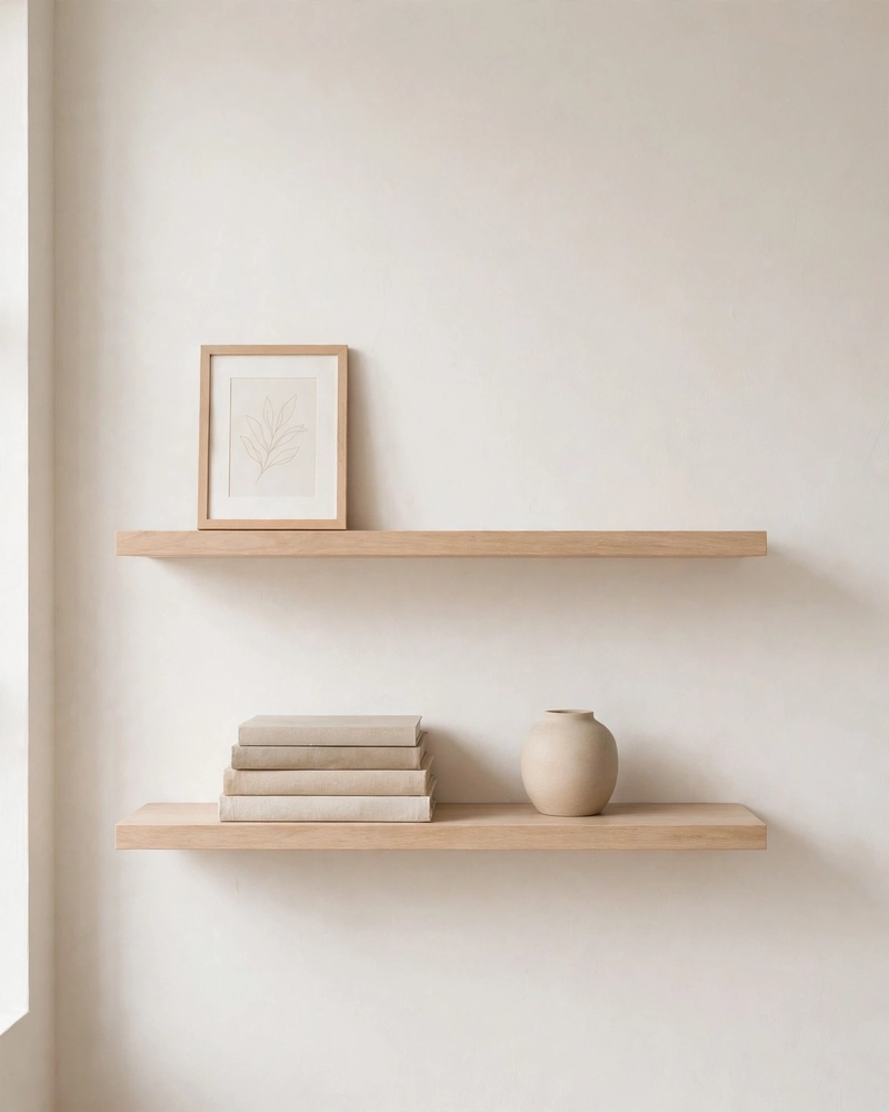 Edited Floating Shelves - 25 Minimalist Decor Ideas for a Beautiful Simple Home