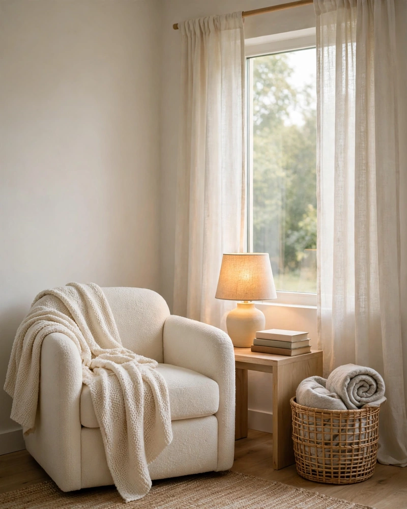 Cozy Reading Nook - 25 Minimalist Decor Ideas for a Beautiful Simple Home