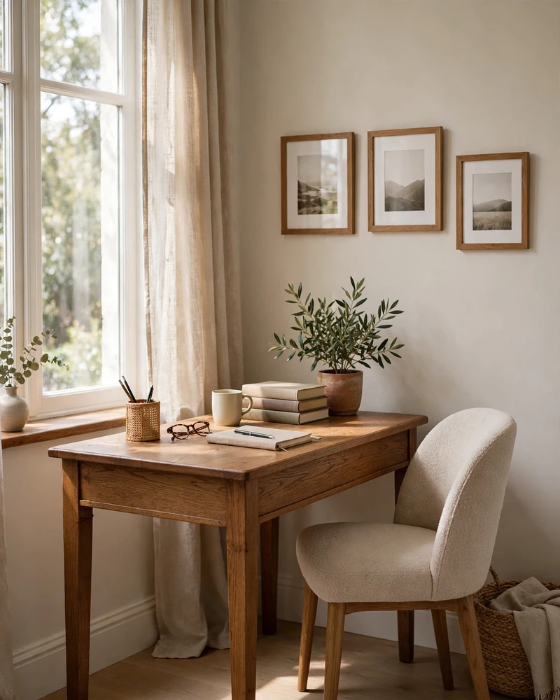 Make a Functional Home Office Nook - 21 Nancy Meyers Home Aesthetic Ideas for Timeless Charm