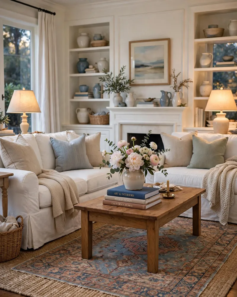 Create a Classic Nancy Meyers Living Room - 21 Nancy Meyers Home Aesthetic Ideas for Timeless Charm