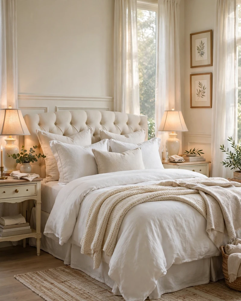 Build a Serene Nancy Meyers Aesthetic Bedroom - 21 Nancy Meyers Home Aesthetic Ideas for Timeless Charm