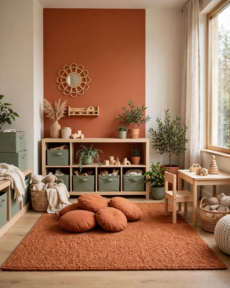 Kids Playroom Decor with Smart Color Blocking - 15 Playroom Ideas for a Fun Organized Kids Space