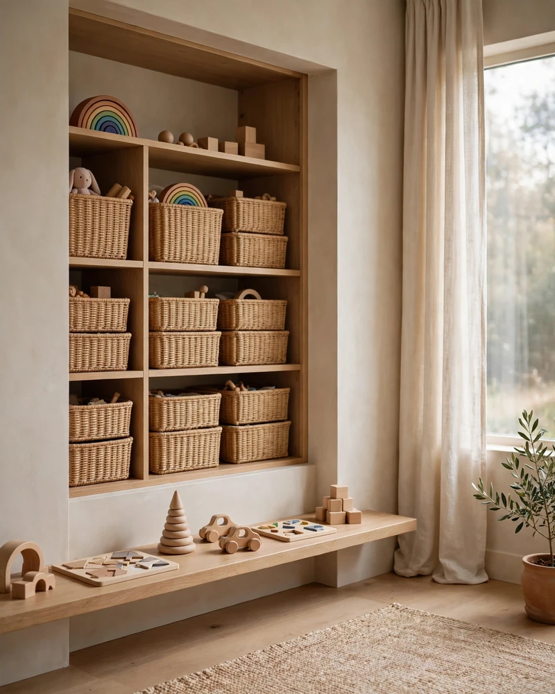 Try a Toy Rotation System for a Calmer Playroom - 15 Playroom Ideas for a Fun Organized Kids Space
