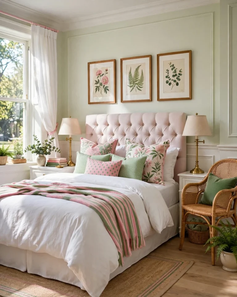 25 Preppy Room Ideas for a Fresh and Trendy Space