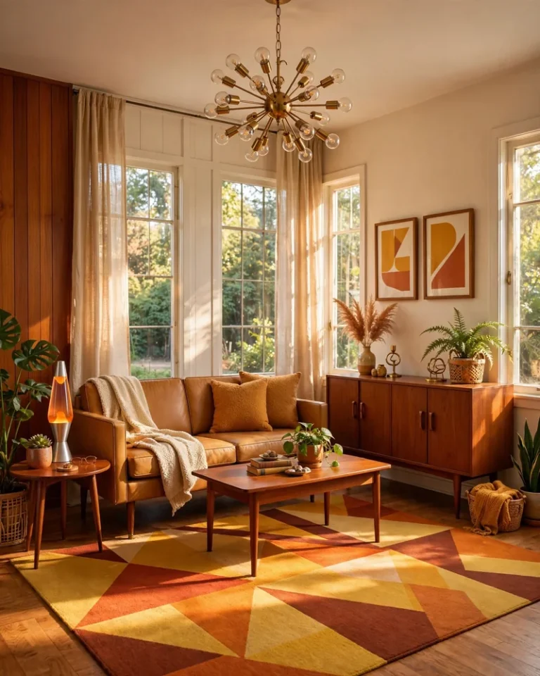 20 Retro Living Room Ideas for a Cool Vintage Comeback