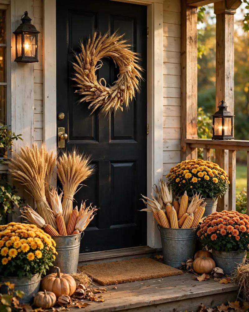 Transition Your Porch From Halloween to Thanksgiving - 14 Thanksgiving Porch Decor Ideas for a Welcoming Fall Entry