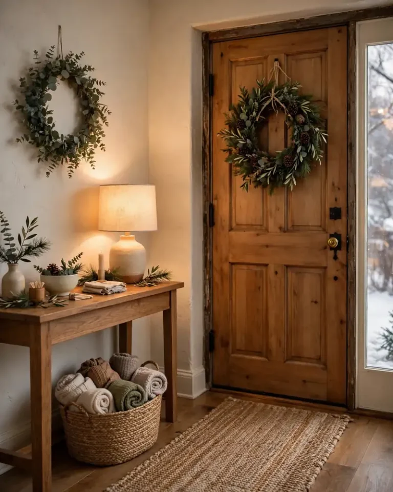 14 Winter Entryway Decor Ideas for a Warm Welcome