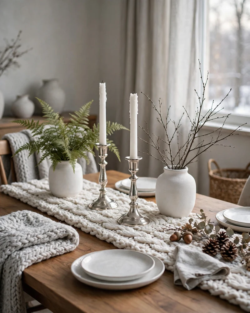 After-Christmas Winter Tablescape for January - 16 Winter Tablescape Ideas for a Cozy Seasonal Gathering